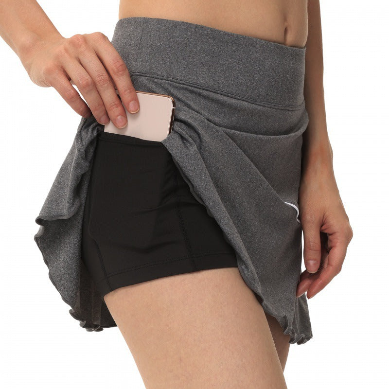 Double-Layer Dance Tennis Skort